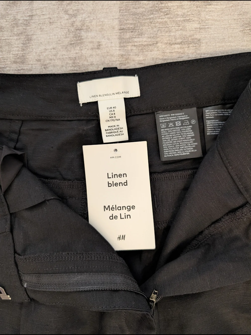 H&M linen blend